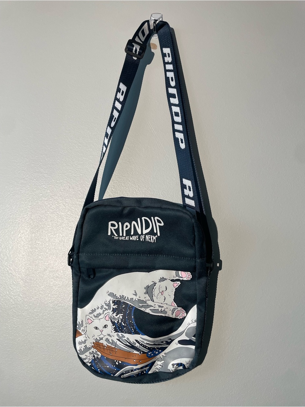 RIPNDIP "Thy Great Wave of Nerm" Crossbody Bag (feat. Lord Nermal)
